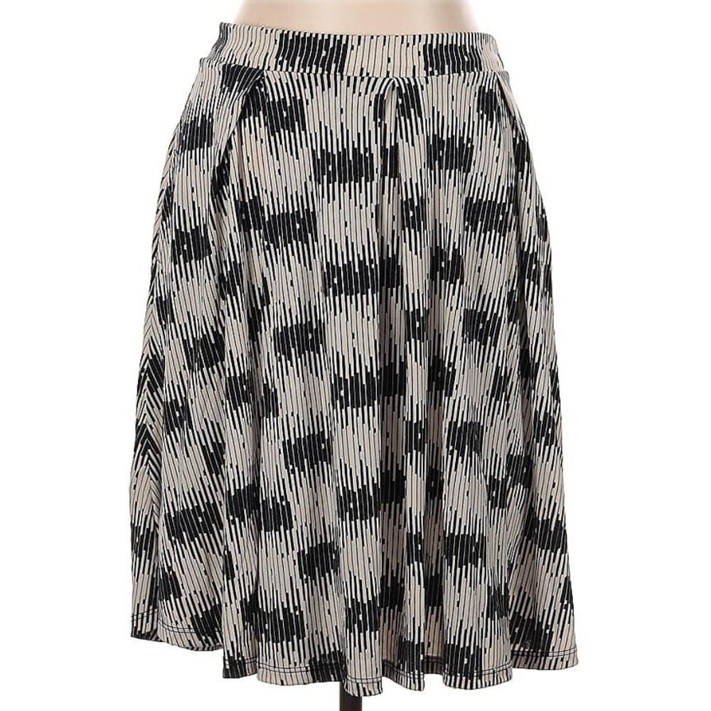 LuLaRoe Black and White A-Line Skirt